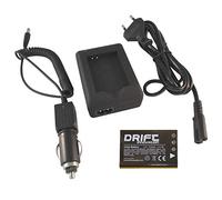 Cargador (Coche/Corriente) para batería de Iones de Litio, 3,7 V, 1200 mAh y Compatible con Drift HD170, HD170 Stealth, HD y HD720 e... - Ver Lista