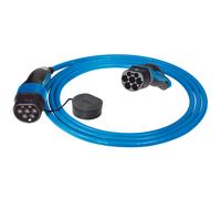 Cable de Carga para Vehículos Eléctricos Tipo 2 / 22kW / 32A / 75m (Azul/Negro) - MENNEKES