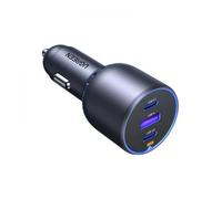 CARGADOR COCHE UGREEN 75W 2XUSB-C PD+USB-A