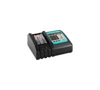 Cargador compatible con baterías Makita, carga baterías de 18 V con sistema de protección integrado y enfriamiento rápido, para el trabajo o los