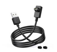 Cargador Compatible con Garmin Fenix 7 7S 7X 6 6S 6X Pro 5 5S 5X Plus | Forerunner 935 945 245 45 Approach S10 S40 S60 Vivoactive 3 4 4S 5 Instinct Vivomove Venu, USB Cable con 2 Tapones Antipolvo