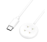 Cargador compatible con Google Pixel Watch 3 y Pixel Watch 2, estación de carga magnética con cable USB-C,para Fitbit Ace LTE, Versa, Sense, Blanco, carga rápida y protección inteligente
