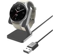 Cargador Compatible con Hama 8900 1.43"/8900 1.32"/7010/7000/6010 SmartWatch, Cable de Carga USB, Carga Rápida, Base de Carga Compatible con Hama SmartWatch (Negro)