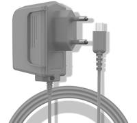 Cargador compatible para Nintendo DS Lite cable 5,2 V 450 mA 1,2 m gris | Adaptador AC 100-240 V 5,2 V 450 mA, carga estable, cable 1,2 m, diseño compacto, protección integrada Charger Power Adapter