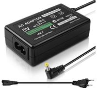 Cargador compatible para Sony PSP Cargador para PSP Modelos 1000/2000/3000 Street Alimentación portátil para consola PSP segura contra sobrecargas