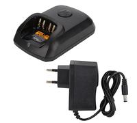 Cargador con indicador de estado de carga para radio Motorola, cargador de escritorio con cargador rápido e indicador LED, cargador de una sola