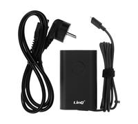 Cargador Corriente Potencia 45W Cable Conector USB-C Compacto LinQ negro