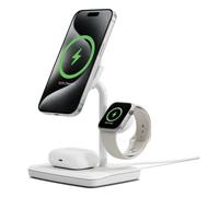 Cargador Cygnett CY5101BUNCP inalámbrico Qi2 USB C carga rápida blanco