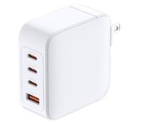 D-Link DCP-101 Cargador USB GAN 100W - Cargador rápido de 4 Puertos con USB-C PD 3.0 y QC 4.0 - Adaptador Compacto para portátil, móvil y Tablet - Enchufe EU