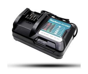 Cargador DC10WD para batería Makita 10,8 V 12 V | BL1021B BL1041B BL1015 BL1016 197396-9 BL1040B BL1040 BL1020B 197406-2 / DC10WD DC10SB DC10WC DF031D DF0331D TD110D JR103D
