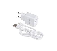 Cargador DCU 1xUSB A + Cable Lightning 1 metro
