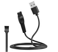 Cargador de 1 m y 5 V para cargador de afeitadora Philips PQ888 PQ889 S9647 S7832 S7837 S8850 S9642 X5003 X5005 X5009 S5835 S5836 S1112 S1112 S5836 1113 S1115 S1118 - Cable adaptador de alimentación