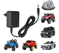 Cargador de 12 V para coche eléctrico infantil, cargador 12 V 1 A para coche eléctrico infantil Ride on Toys Motorcycle Moto SUV ATV Car Una variedad de coches eléctricos Conector 5,5 mm x 2,1 mm