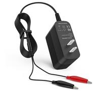 Cargador de 14,6 V para Talentcell Batería recargable de litio de hierro y fosfato de litio de 12 V para LiFePO4 Cargador de batería de litio con doble pinza de cocodrilo conector adaptador de