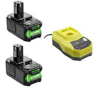 Cargador de 18 V con batería de 6,0 Ah para Ryobi, Battery One+ P108 P109 P102 P103 P105 P107 RB18L50 RB18L40 RB18L25 RB18L15, fuente de alimentación P117 con batería de repuesto de 18 V 600 00 mAh