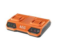 Cargador de 18 V, Doble Puerto, Voltaje de CA 220-240 V, para baterías de 18 V de 1,5 a 9,0 Ah, Modo de Carga simultánea.