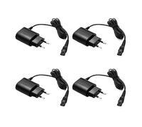 Cargador De 2 Clavijas Con Enchufe Europeo, Adaptador De Corriente De 15 V Y 5,4 W, Compatible Con Afeitadoras Philips HQ8505, 6070, 6071, 6073, 6075, 7350, 8870, 9080, RQ1290, PT730, AT891(4pcs)