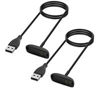 Cargador de 2 unidades compatible con el rastreador de actividad física Fitbit Inspire 2. Cable de carga de repuesto.