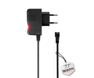 Cargador de 4,8 V con conector SM-2P, indicador LED y protección de sobrecarga para baterías de iones de litio, baterías NI-MH, cable de carga para modelos teledirigidos de RC, coche, vehículo