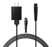 Cargador de 5 V compatible con kit de afeitadora Freebird Head, cable de carga USB adaptador de maquinilla de afeitar eléctrica con 1 cepillo de limpieza