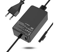 Cargador de 65 W Compatible con Microsoft Surface Pro X/7/6/ 5/4/P ro 3,15 V 4 A Surface Laptop 1/2/3 Surface Go 1/2 Surface Book 4/5 Adaptador de Corriente con Puerto USB