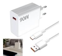 Cargador De 90 W, Cargador Rápido De 90 W Con Cable De Carga Tipo C De 1 M Para Poco X7 F6 F7 Pro 15 14 13 Ultra Poco Note 14 13 Pro 5G 14T 13T Poco Pad M6
