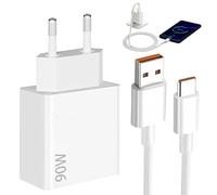 Cargador de 90 W para Xiaomi Redmi 14C 13C Note 14 13 12S 11S 10 9 Pro de 90 W con cargador rápido con 6 A, cable USB C 1 M, para Xiaomi Redmi 14C 13C Note 14