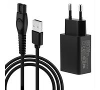 Cargador de afeitadora de 5 V para Philips OneBlade 3000X/5000X/8000/i9000 360 Series QP4530 QP2834 QP1924 Adecuado para la fuente de alimentación de afeitadora eléctrica para modelos seleccionados