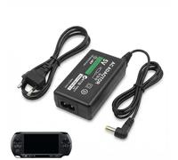 Cargador de Alta Velocidad para Sony PSP 1000/2000/3000 y Street Fuente de Alimentación 5V 2A con Cable de 2 Metros Adaptador Compacto y Seguro contra Sobrecargas y Cortocircuitos para Consolas PSP