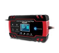 Cargador de Bateria, 12V 24V Pulse Repairing Charger With LCD Motorcycle & Car Battery Charger AGM GEL WET Lead Acid Battery Charger