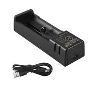 Cargador de batería 18650, 26650 USB inteligente, níquel-hidrógeno, AA, AAA, 21700, litio de una sola ranura