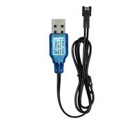 Cargador de Batería 3.7v Cable con SM-2P Plug Cargador USB para 3.7V USB Cable Cargador Universal NI-MH Battery USB Charger Cable para RC Drone, Vehículos