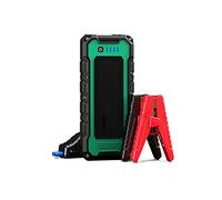 Cargador de Bateria, 4000A Start Power Bank 26800mAh Jump Starter Car Booster Batería externa 12V Dispositivo de arranque for gasolina Diesel Powerbank(GPWarrior-Green)