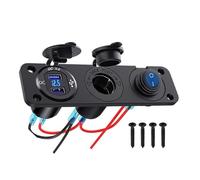 Cargador De Batería Coche 12V 24V Auto Condensador Impermeable A Prueba Polvo USB ABS Aleación Aluminio For For Barcos Motocicleta Potente Carga Rápida