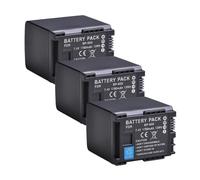 Cargador De Batería Compatible con Canon, Compatible con VIXIA BP-820 HF G30 G40 XA10 20 25 30 35 40 45 50 GX10 HFG21 40 HFM300(3xBattery)