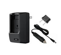 Cargador de batería compatible con Kodak PIXPRO AZ425. Voltaje universal (100-240 V), diseño compacto portátil, enchufe abatible (incluye cargador de coche)