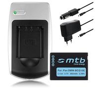 Cargador de batería Compatible con Panasonic DMW-BCG10E, Compatible con Lumix DMC-3D1, TZ6, TZ7, TZ10, TZ18, TZ20, TZ22, TZ25, TZ30, TZ31, TZ35, TZ36, TZ65, ZS1, ZS3 .../ BCG10, BCG10PP