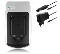 Cargador de batería Compatible con Panasonic DMW-BCG10E, Compatible con Lumix DMC-TZ9, TZ10, TZ19, TZ20, TZ22, TZ25, TZ30, TZ31, TZ65, ZR1, ZR3, ZS1, ZS5, ZS6, ZX3, ZS7, ZS8, ZS9 ... / BCG10, BCG10PP