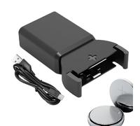 Cargador de batería con botón | Cargador de batería USB de botón | Cargador universal de pilas de botón - Hub de alimentación USB portátil, indicador LED, estación de carga rápida, adaptador de pila