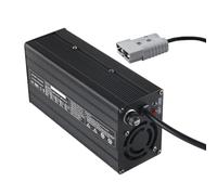 Cargador De Batería De 12 V/24 V/36 V/48 V/60 V/72 V Cargador De Batería De Alta Potencia con Conexión Anderson Apto para Montacargas Eléctricos, Embarcaciones,12v 8a,120A Anderson