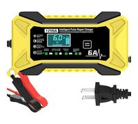 Cargador De Batería De 12 V: Dispositivo De Recuperación De Energía, Controlador De Carga Estable, Unidad De Gestión De Energía De Alta Eficiencia, Confiable | Interfaz LCD Digital Con Compensación De