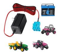 Cargador de batería de 12 V para juguetes Peg-Perego | Compatible con John Deere Ground Force Tractor, John Deere Gator XUV Polaris RZR 900 Powered Ride On Car Toys