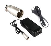 Cargador de batería de 36V 2A Salida 42V 2A Cargador Entrada 100-240 Vac Cargador del Li-Ion del Li-Ion del Litio para la Bici eléctrica 10Series 36V (Conector XLRM)