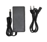 Cargador de Batería de 42V 2A, Adaptador de Corriente Universal de Carga Rápida Portátil para Evitar Sobrecorriente DC5.5x2.5 para Batería de Litio de 36V (Enchufe de la UE)