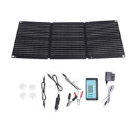 Cargador de batería de automóviles solares, cargador de red solar,Cargador solar de batería del generador de 200W | 12-24V automático flexible impermeable plegable automático para exteriores, camión