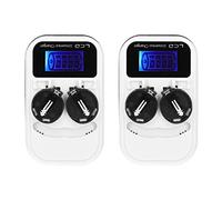 Cargador De Batería De Botón con Pantalla LCD, Recargable para Baterías Cr2032 Ml2032 Lir2032 Ml2016 Lir2016 Ml2025 Lir2025, 2 Unidades por Paquete