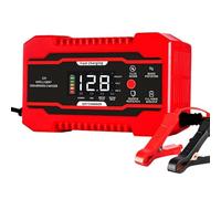 Cargador De Batería De Coche - ABS Equipo De Mantenimiento | Cargador Rápido Automático de Batería 12V 6A Para Automóviles Motocicletas Camiones Triciclos Camionetas