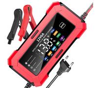 Cargador De Batería De Coche - Cargador De Goteo para Batería De Motocicleta De 12v,Mantenedor con Apagado Automático para Cuidado Diario de Automóviles y Embarcaciones