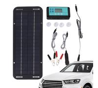 Cargador De Batería De Coche con Panel Solar - Mantenedor De Carga Solar