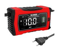 Cargador De Batería De Coche De Reparación Inteligente Universal De 12V 24V 10A, Cargador De Reparación For Batería De Plomo Ácido AGM GEL LiFePO4(10A EU Plug)